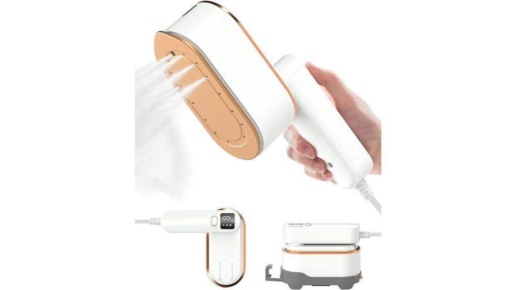 portable lcd travel steamer