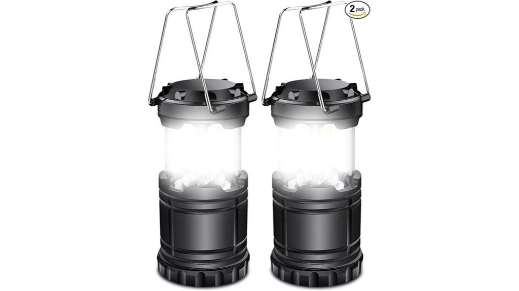 portable led lanterns pack