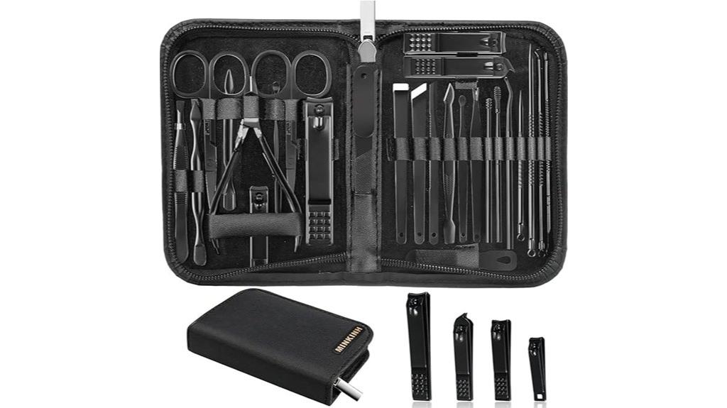 portable manicure kit with case