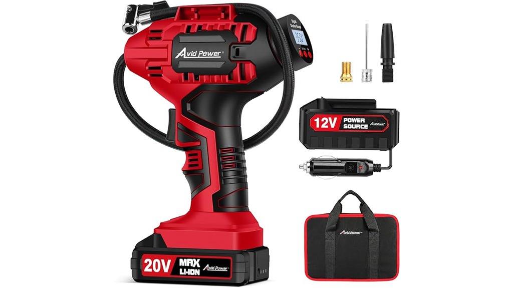 portable tire inflator