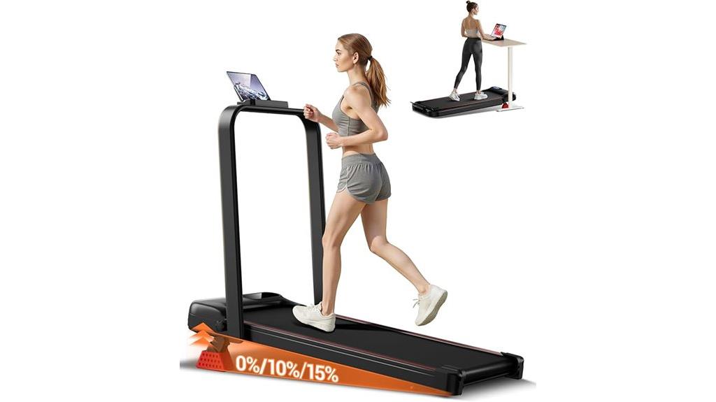 portable treadmill with incline