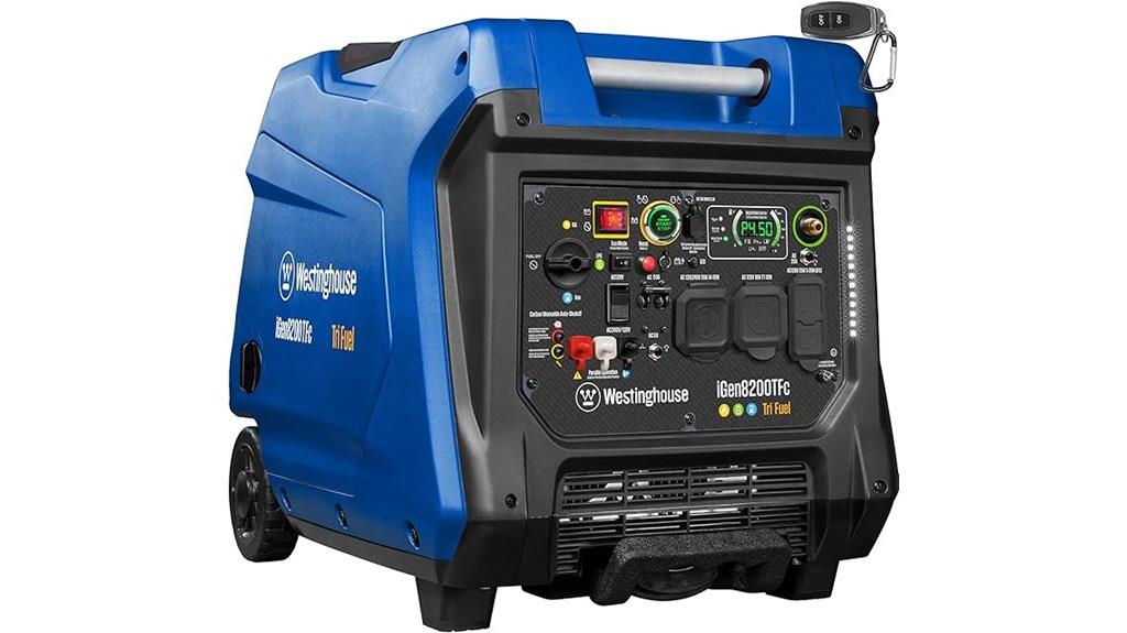 portable tri fuel inverter generator