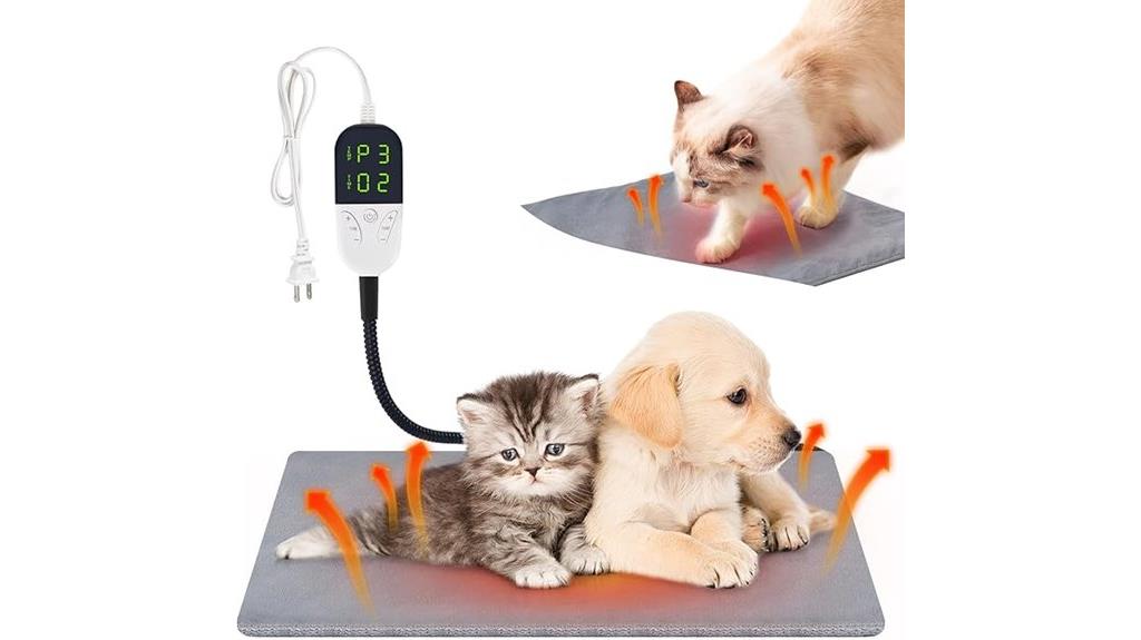 pressure activated smart heating pad