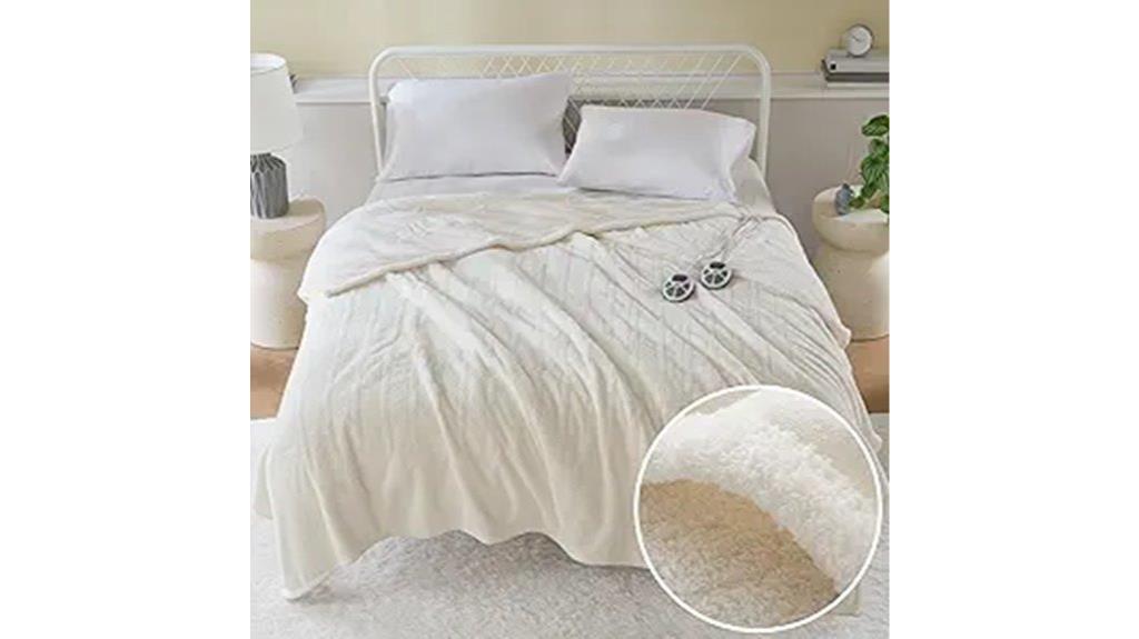 queen size heated blanket