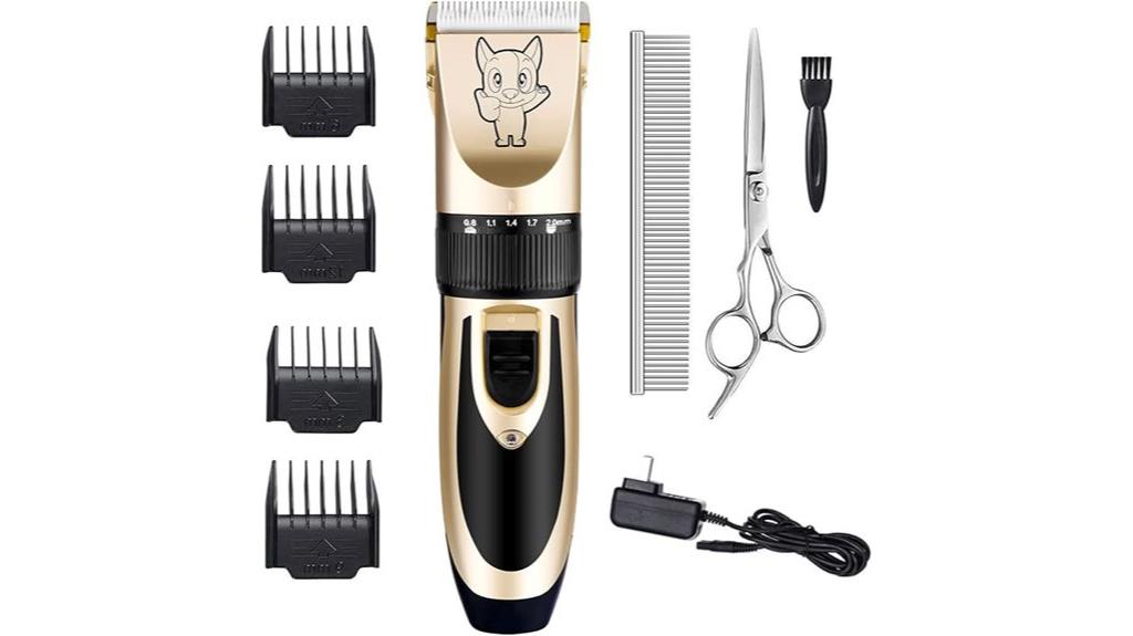 quiet rechargeable grooming kit