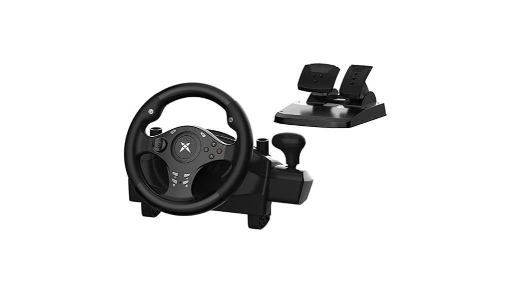 racing wheel with pedals