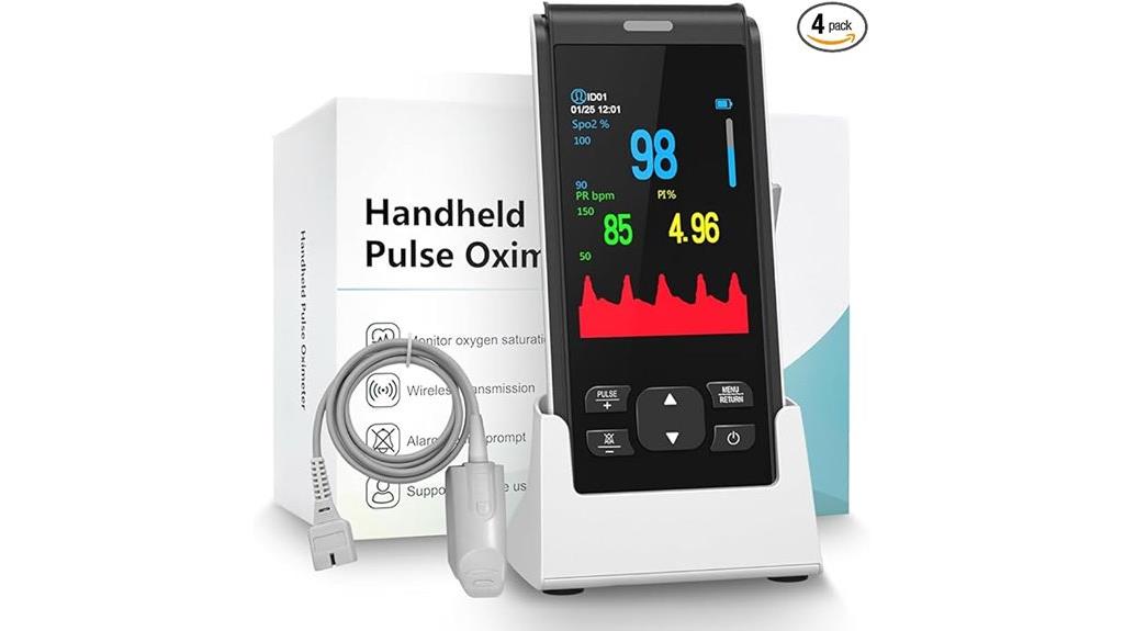 rechargeable finger pulse oximeter