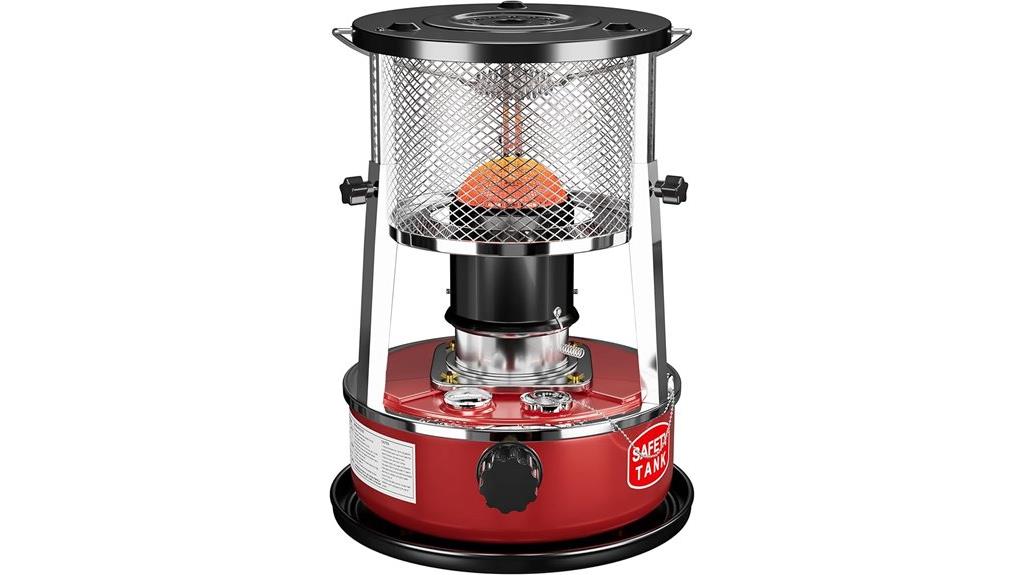 red 4 5l indoor outdoor heater