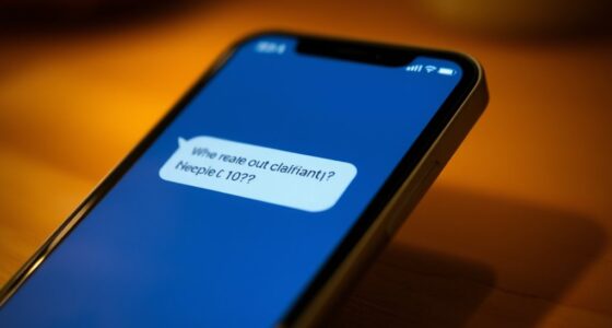 requesting clarification via text