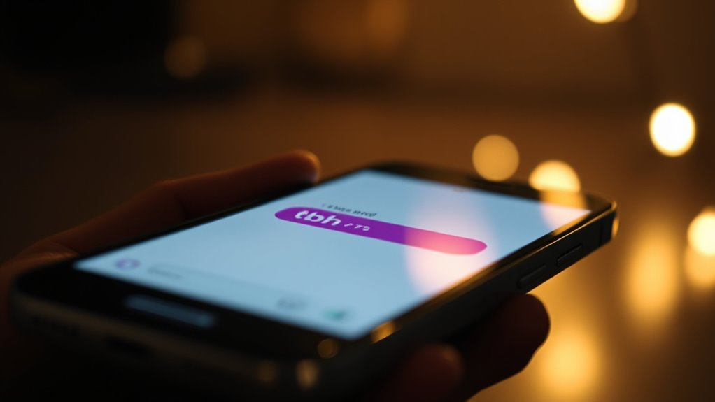 respond honestly to tbh