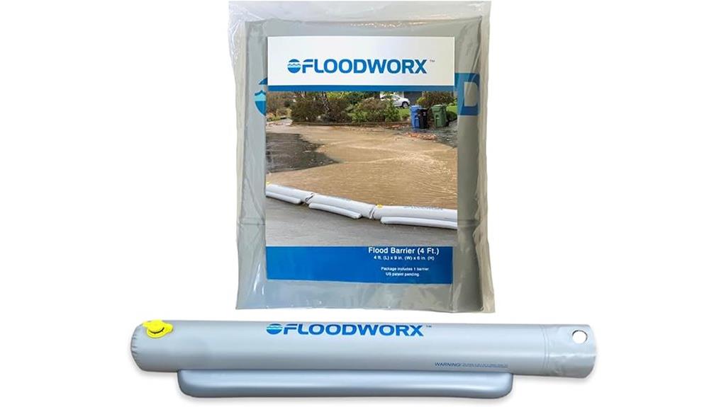 reusable flood barrier diverter