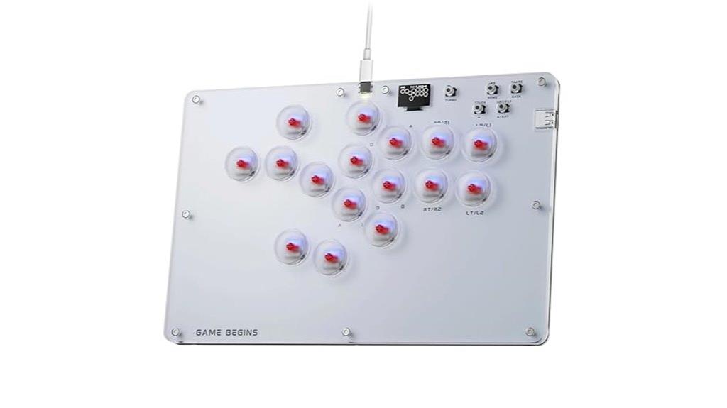 rgb hot swap arcade stick