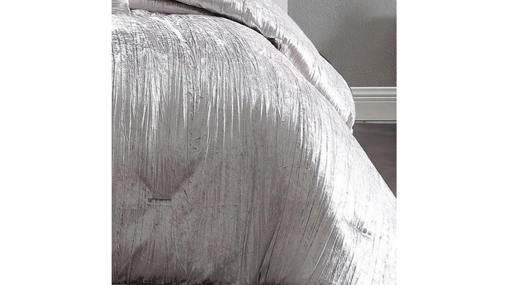 riverbrook king silver comforter