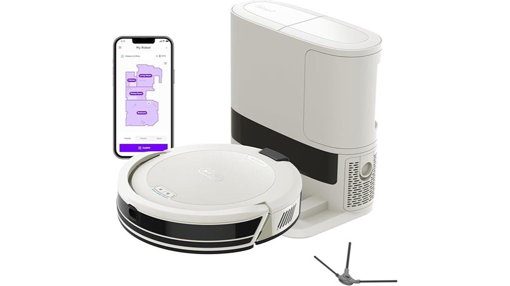 robot vacuum with self emptying