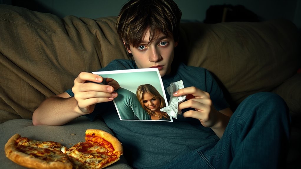 romantic desperation and vulnerability