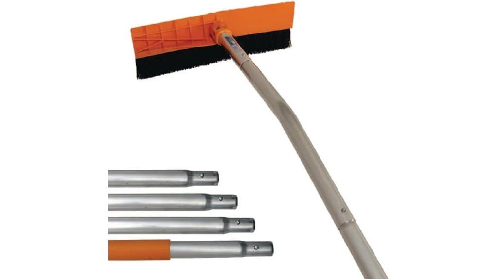 roof cleaning tool with extension