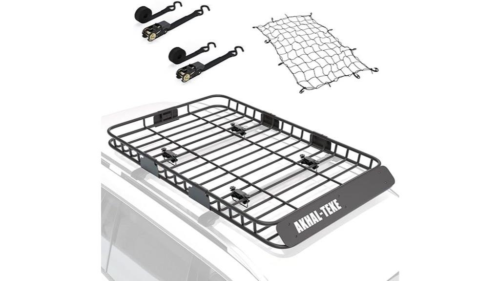 roof rack with net
