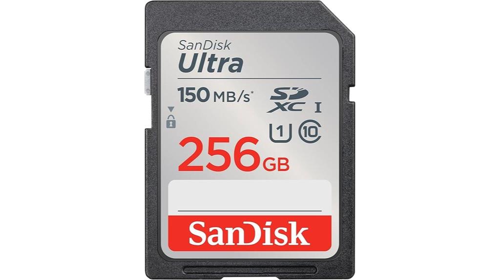 sandisk 256gb memory card