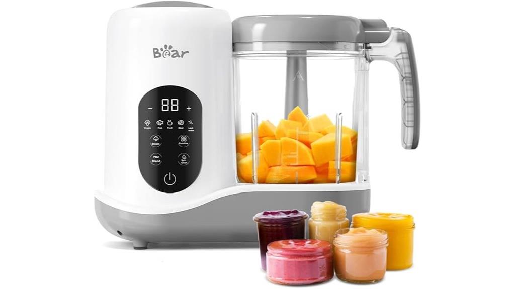 self cleaning touch screen baby food maker
