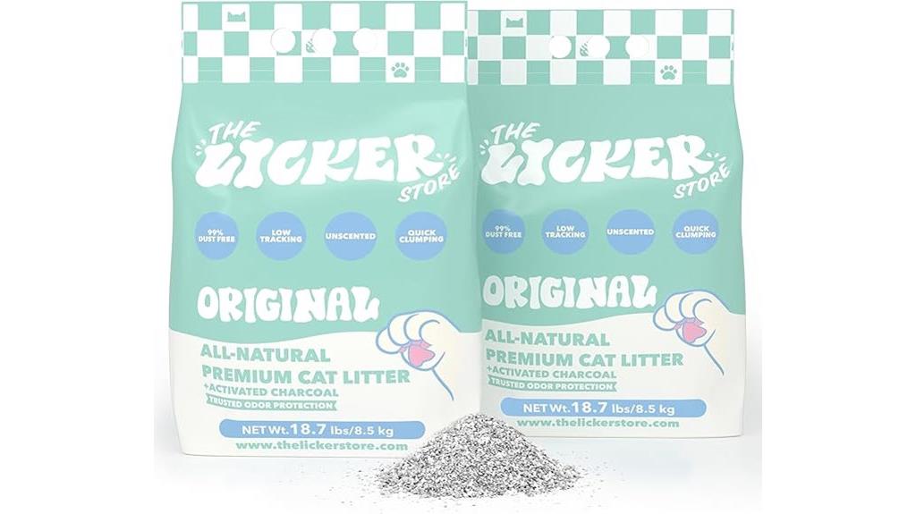 set of two clay litters