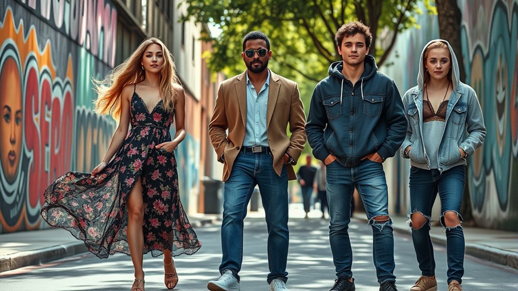 sharing fashion looks online