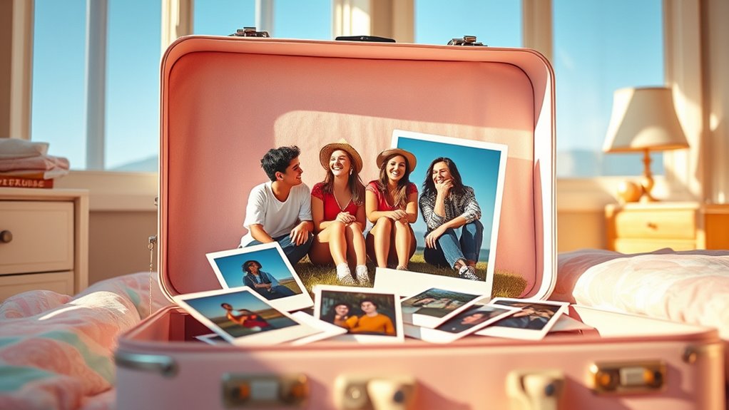 sharing nostalgic photos online