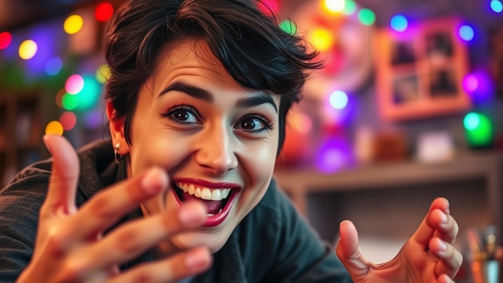 show genuine enthusiastic interest