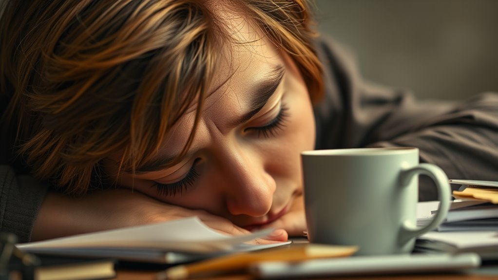 show tiredness with sleepy emoji