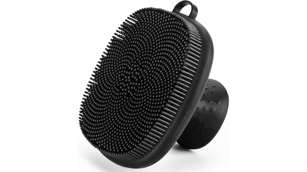 silicone waterproof facial brush
