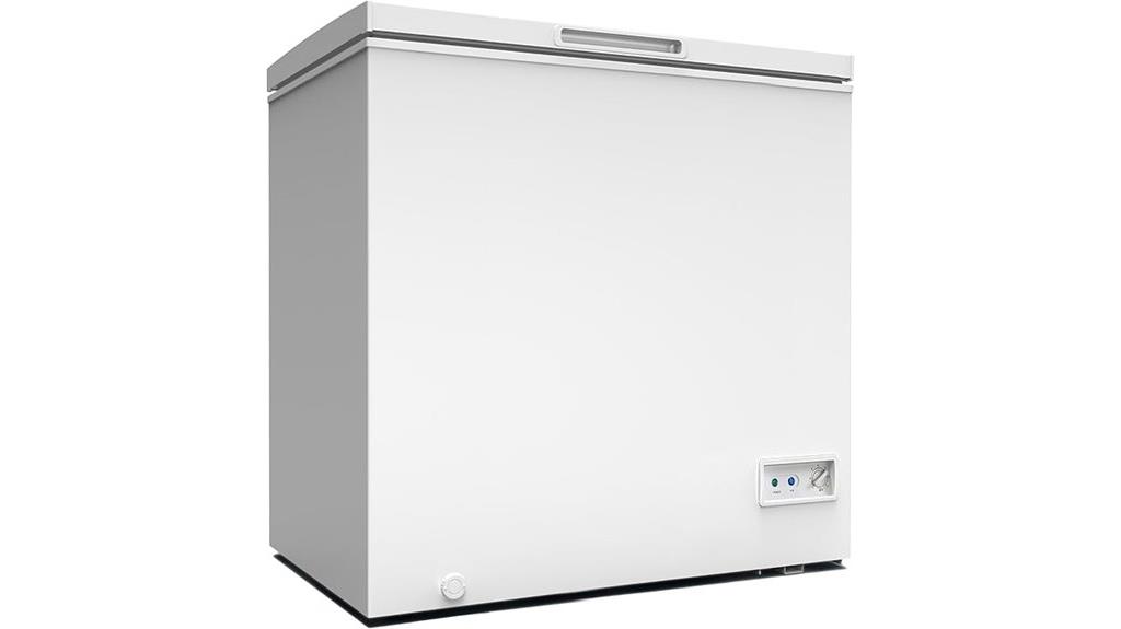 small garage chest freezer