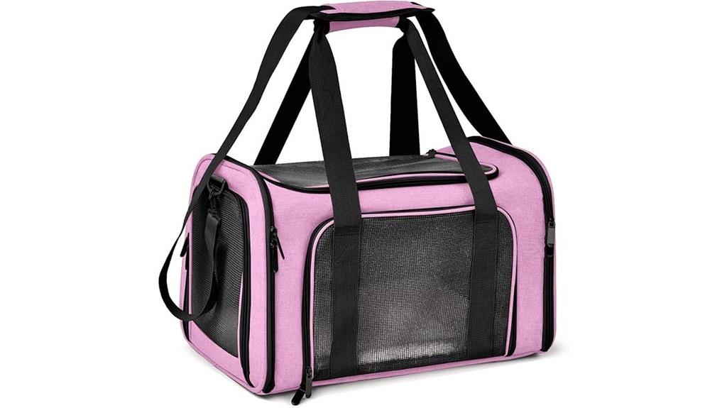 small pet carrier up to 15 lbs