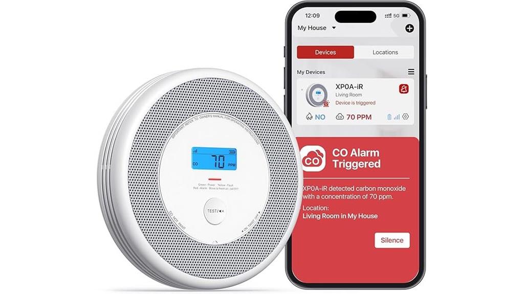 smart smoke carbon detector
