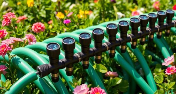 smart sprinkler valves with flow meters