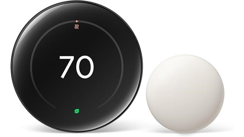 smart thermostat with sensors