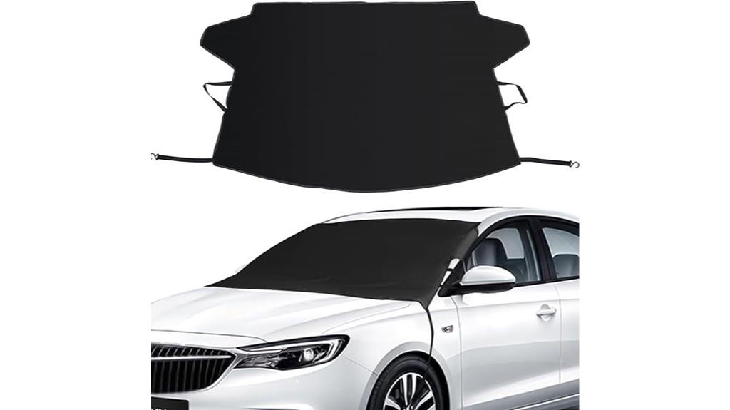 snow and ice windshield cover