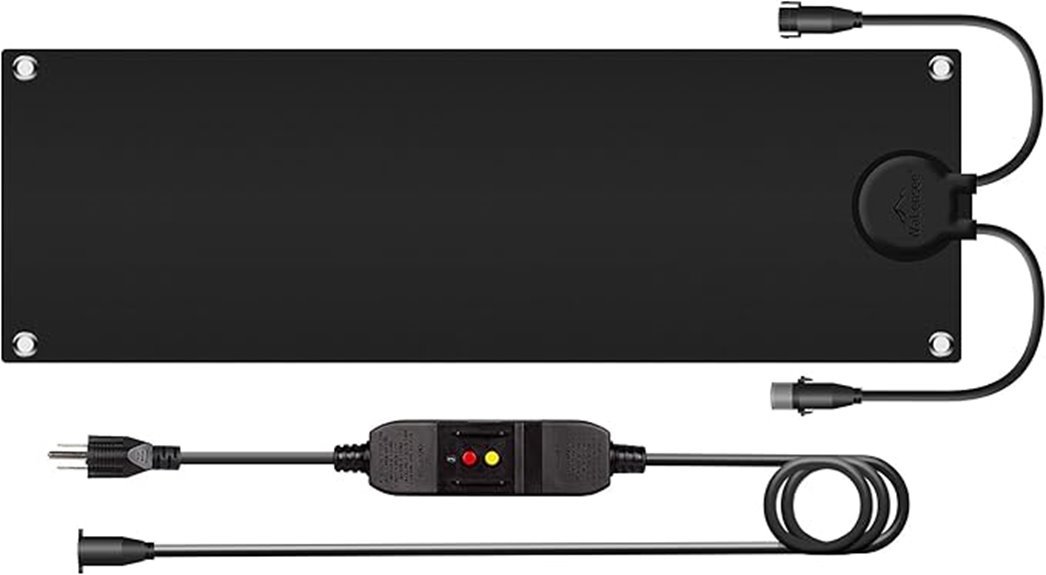 snow melting mats stairs