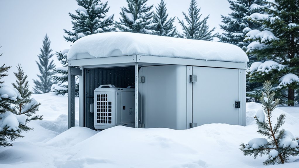snow resistant generator enclosure factors