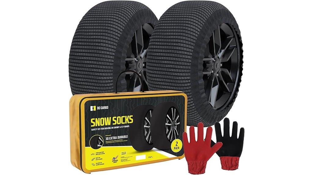 snow tire traction socks