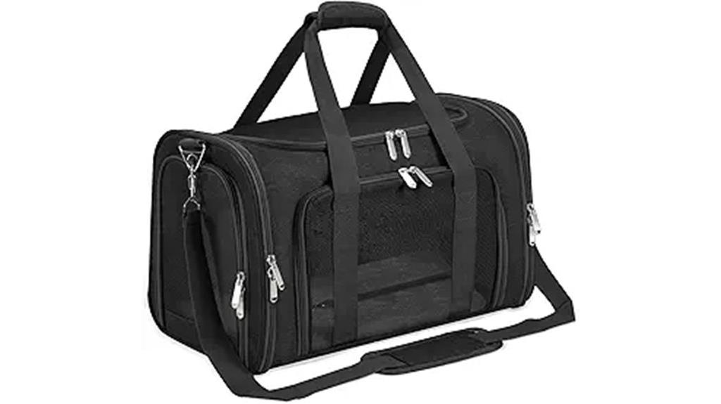 soft sided pet carrier