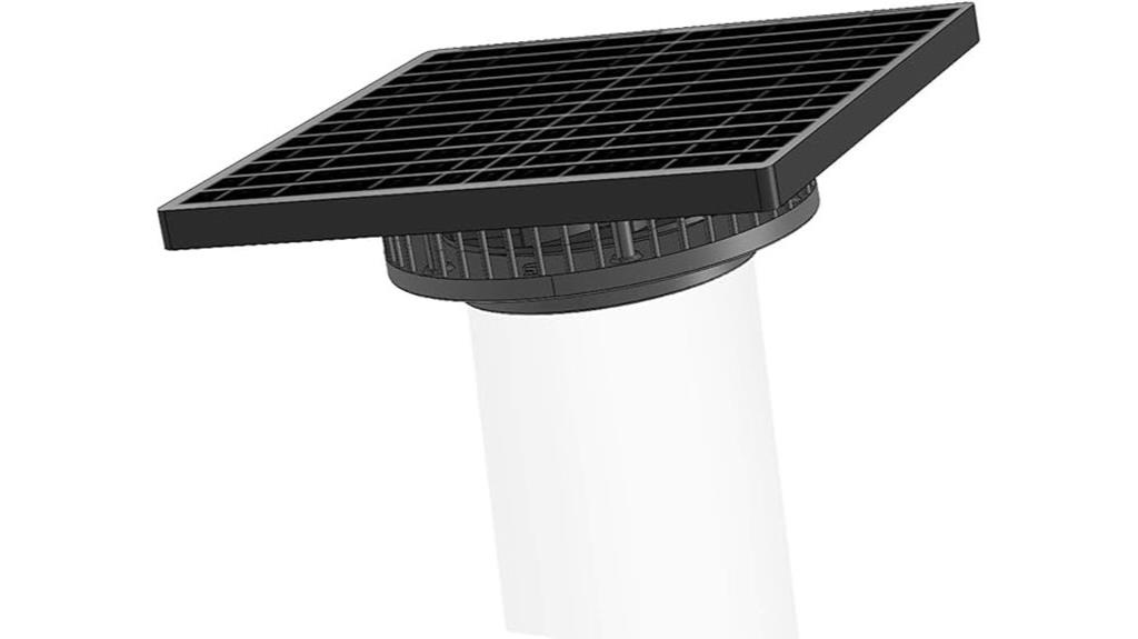 solar powered ventilation fan