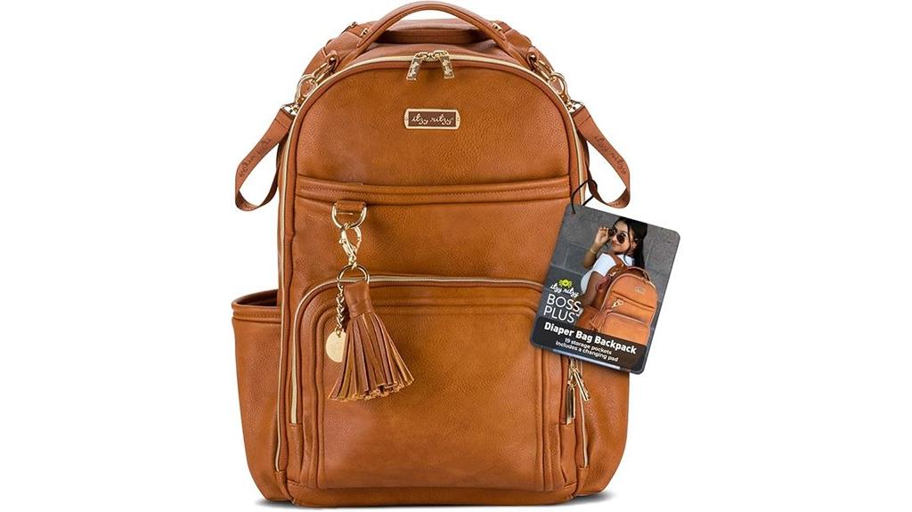 spacious diaper bag backpack