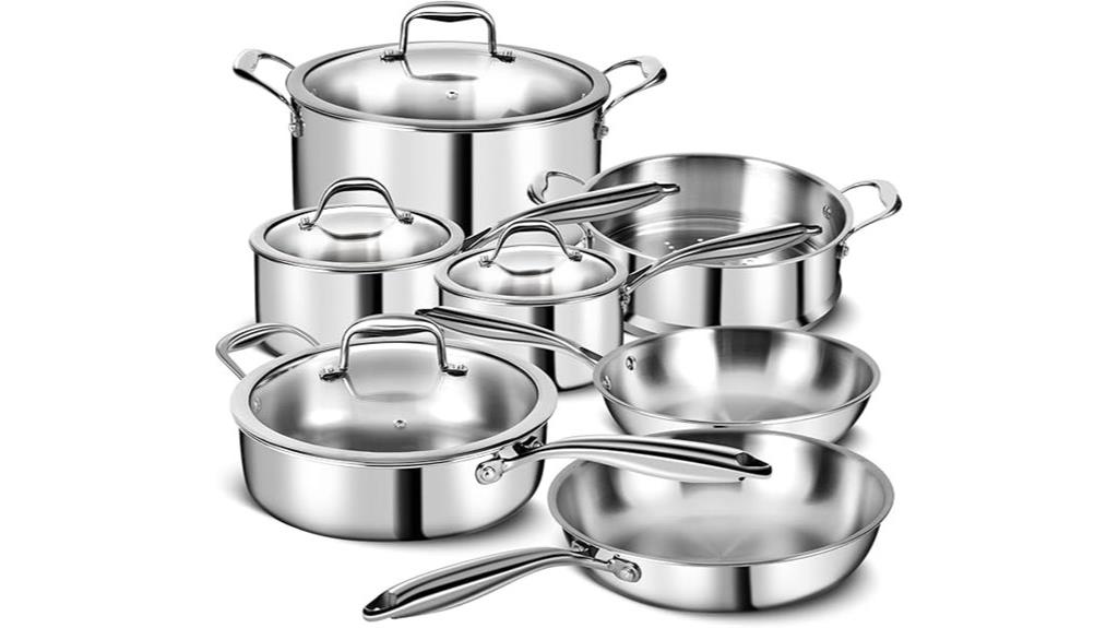 stainless steel 11 piece set