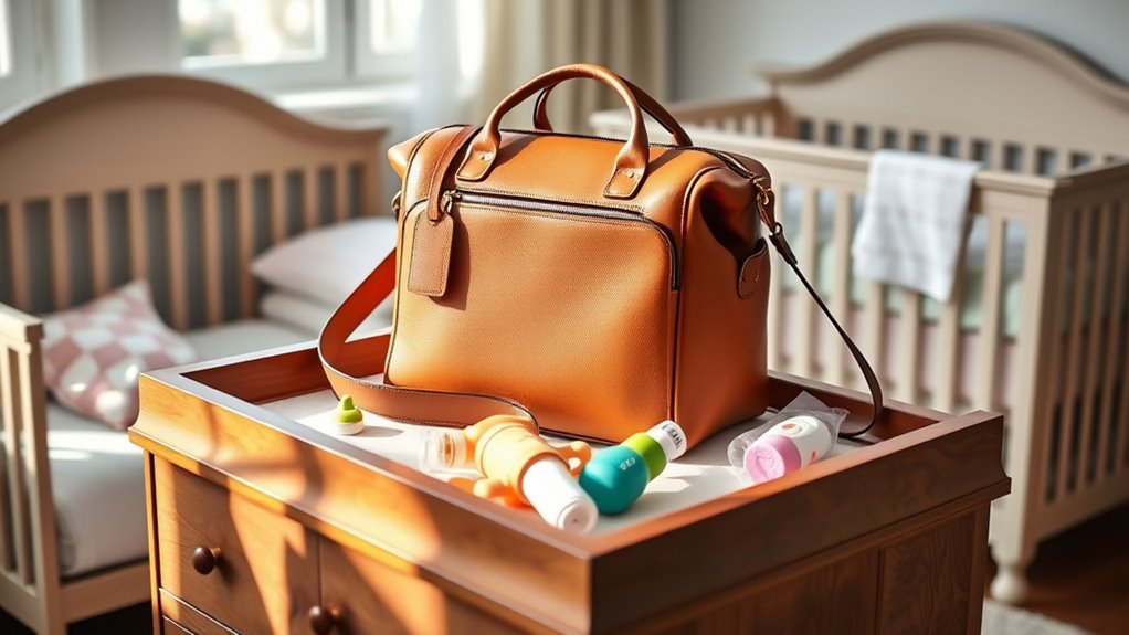 stylish and functional diaper bags