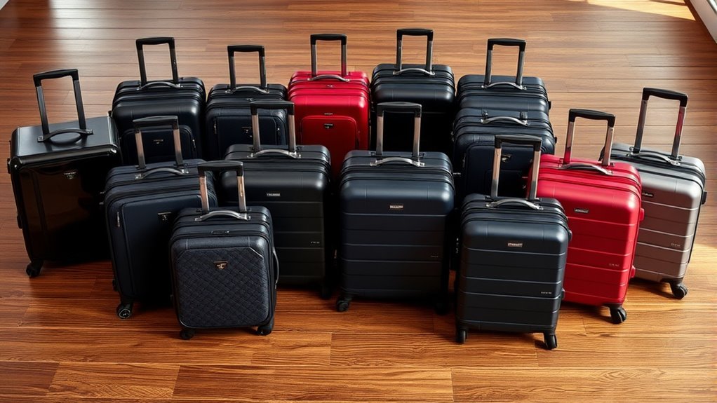 stylish durable luggage sets