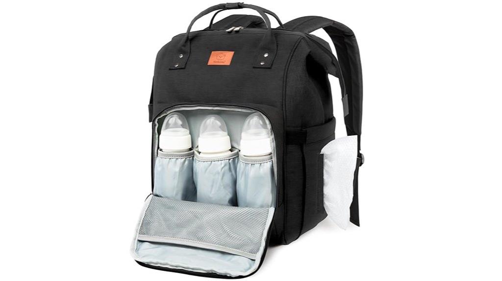 stylish functional diaper backpack