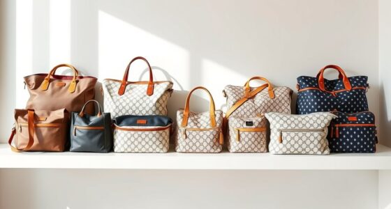 stylish functional diaper bags