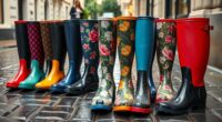 stylish water resistant rain boots