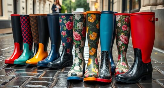 stylish water resistant rain boots