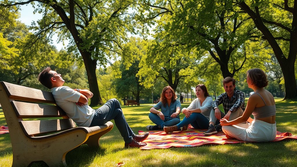 suggesting a relaxed attitude