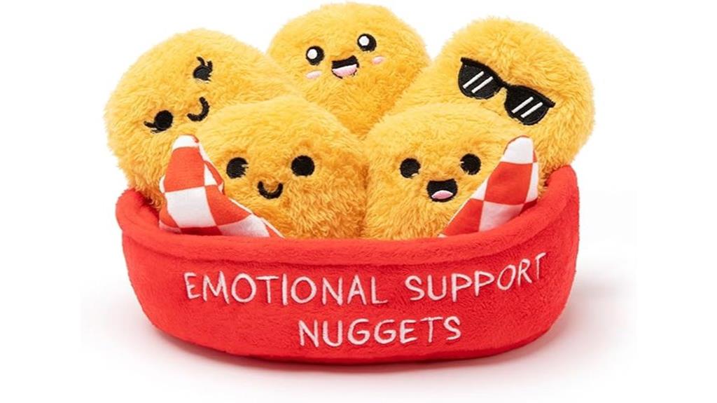 supportive chicken nugget plush